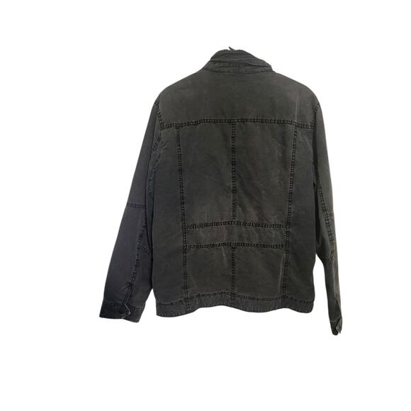 Levi's Black Sherpa Lined Cotton Guys Trucker Jacket, M - Picture 2 of 16